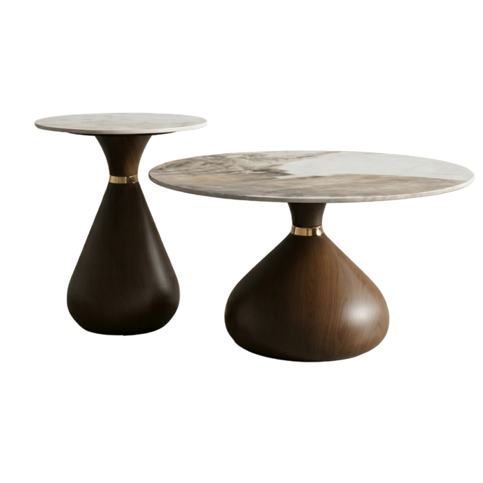 Modern Nesting Table Set (1+4)